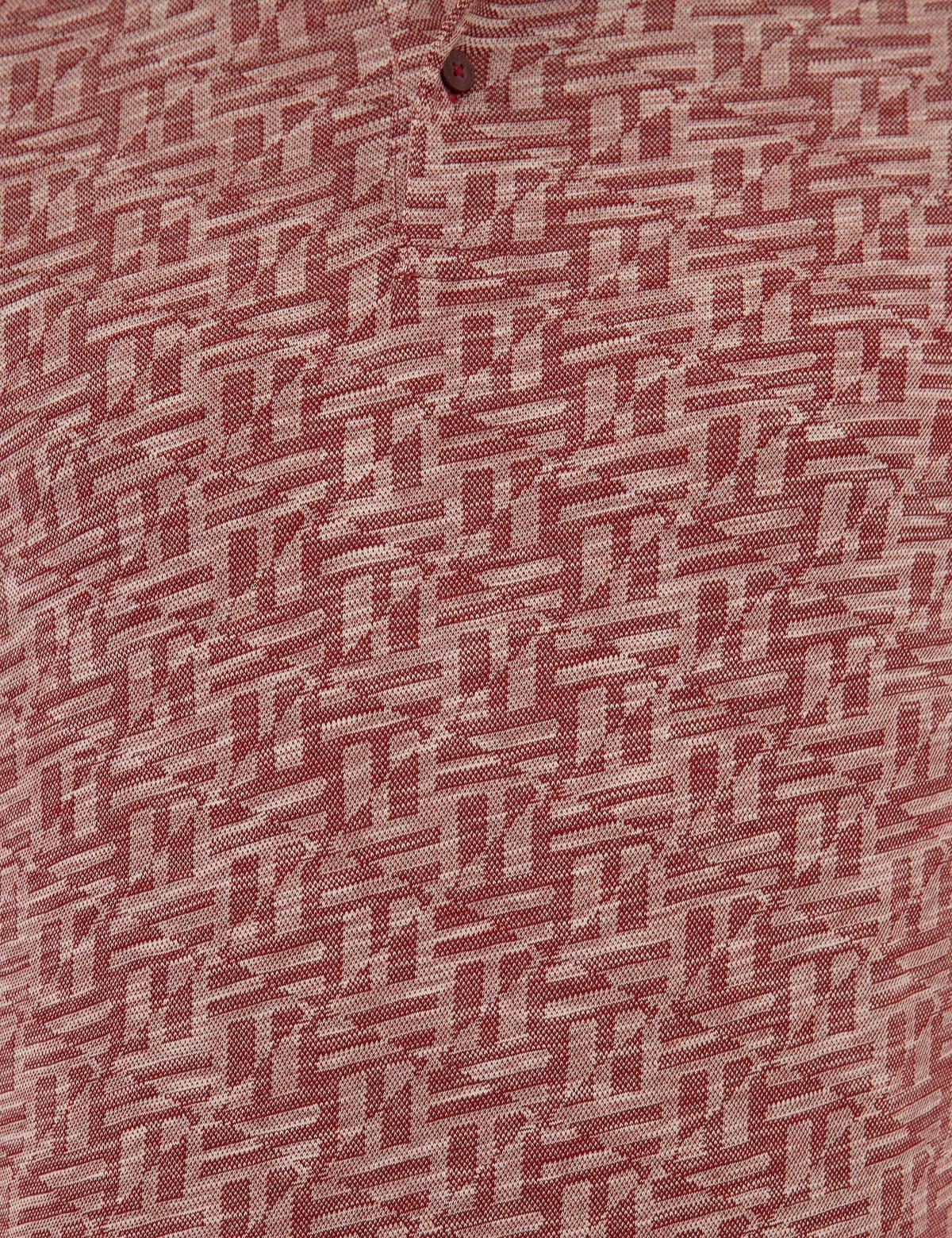 Bordo Slim Fit Polo Yaka T-Shirt - 50218529010