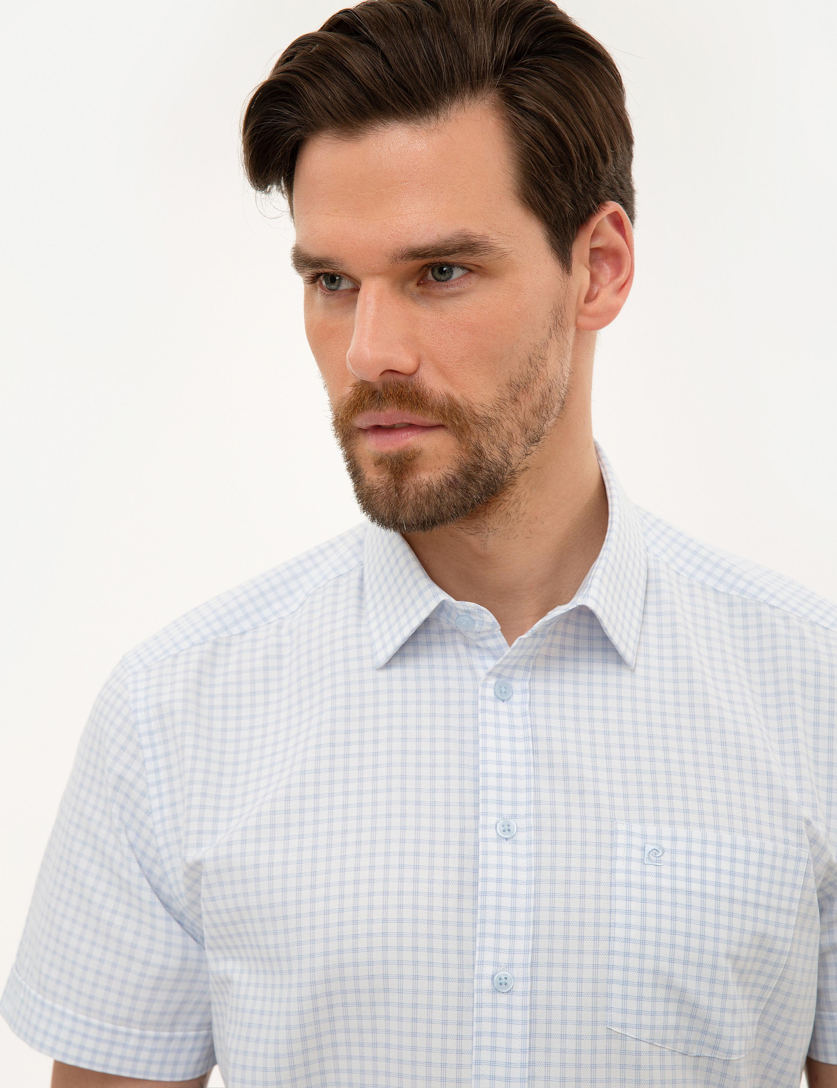 Açık Mavi Regular Fit Kısa Kollu Gömlek