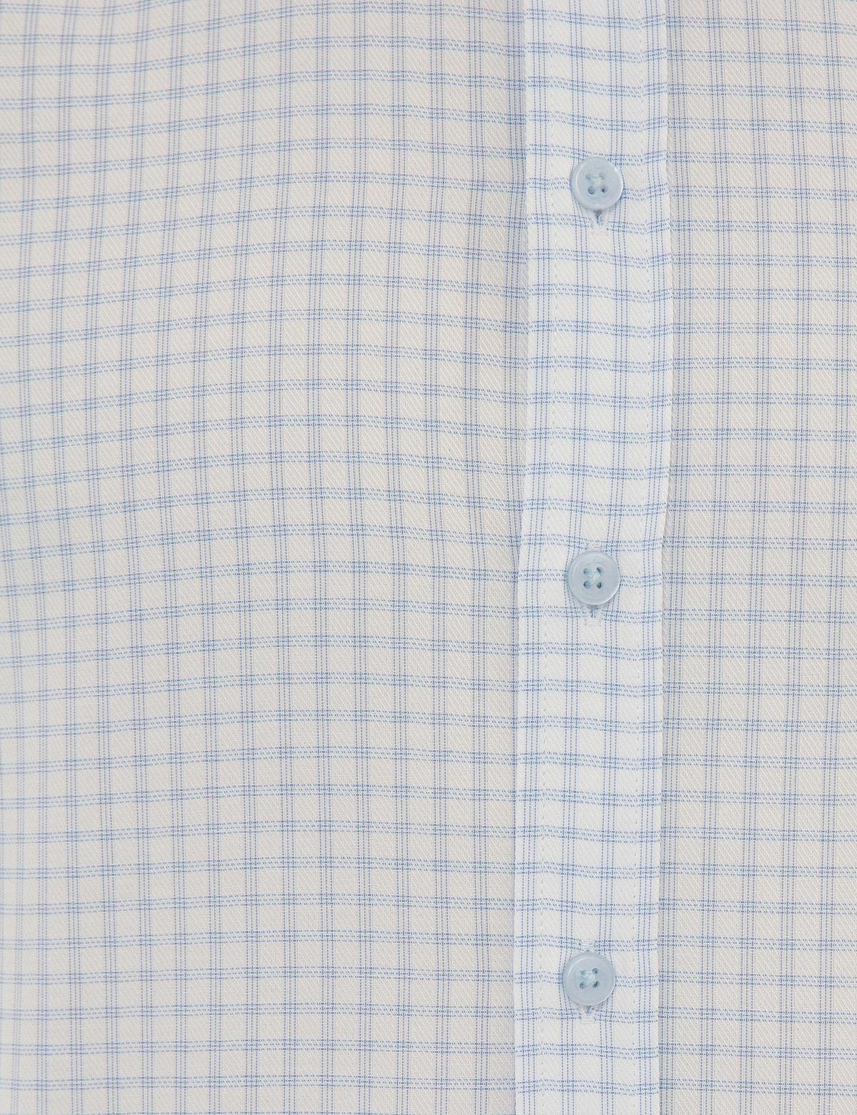 Açık Mavi Regular Fit Kısa Kollu Gömlek - 50219278005