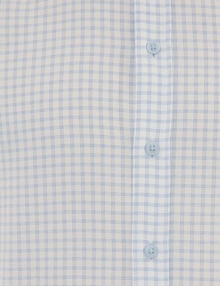 Açık Mavi Regular Fit Kısa Kollu Gömlek - 50219278005