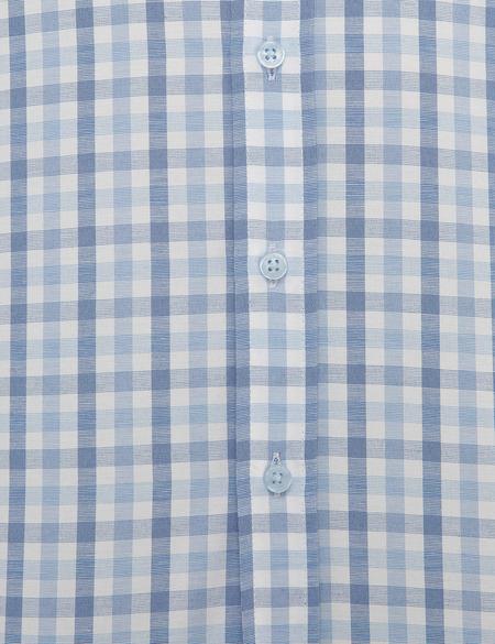 Açık Mavi Regular Fit Kısa Kollu Gömlek - 50219294009