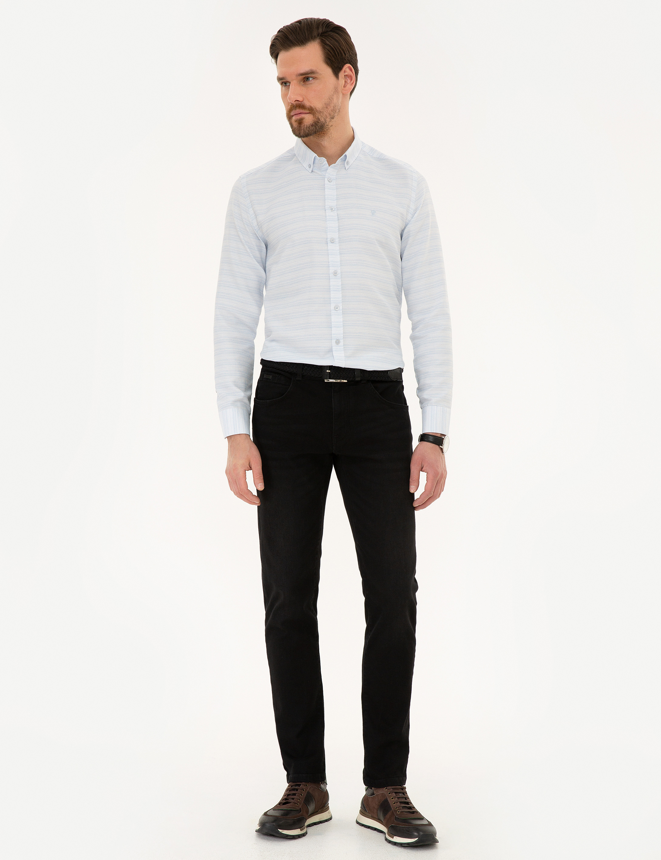 Açık Mavi Slim Fit Gömlek