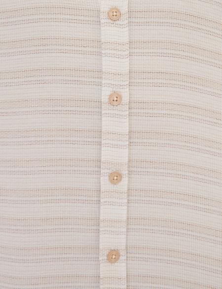 Bej Slim Fit Gömlek - 50219322014