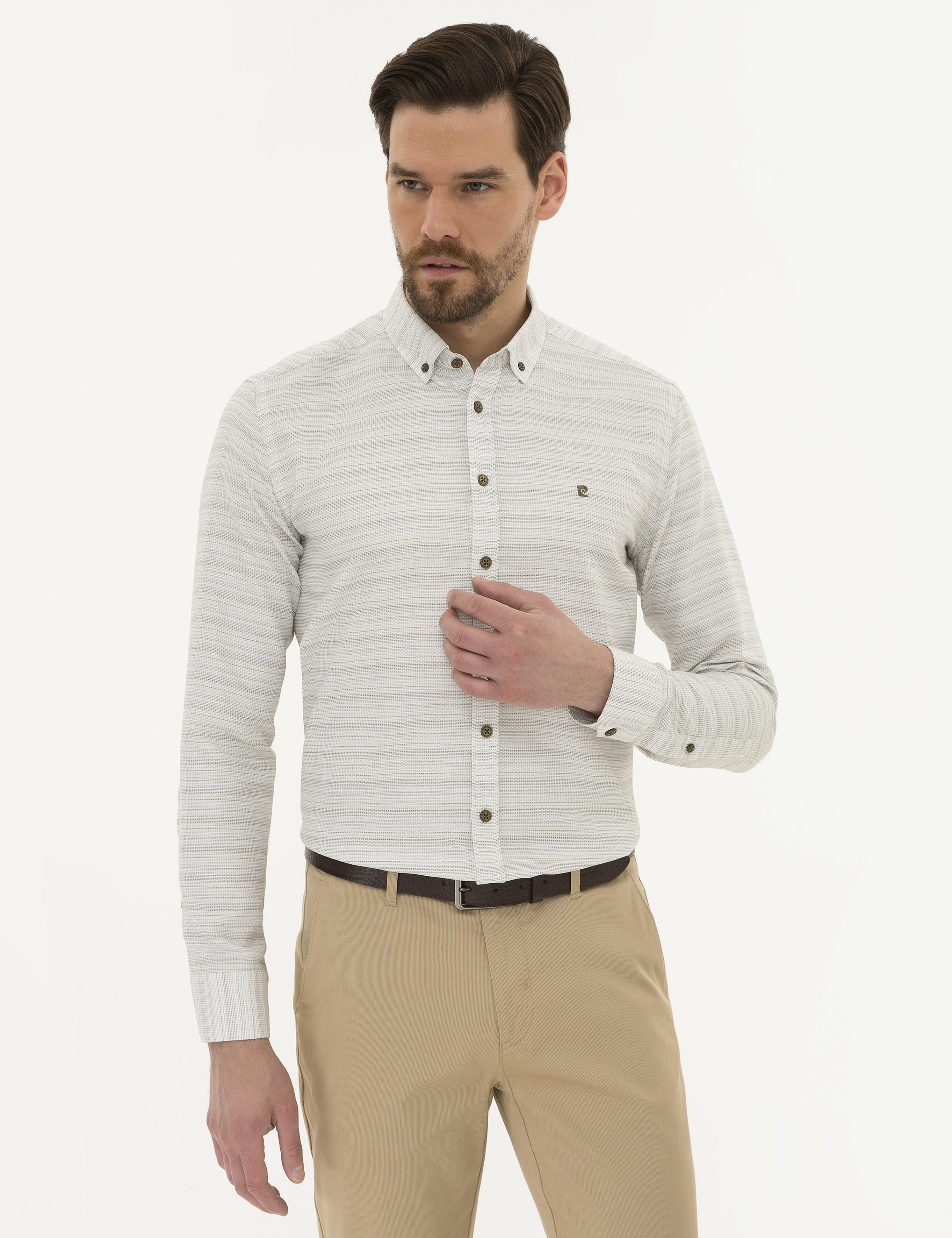 Haki Slim Fit Gömlek