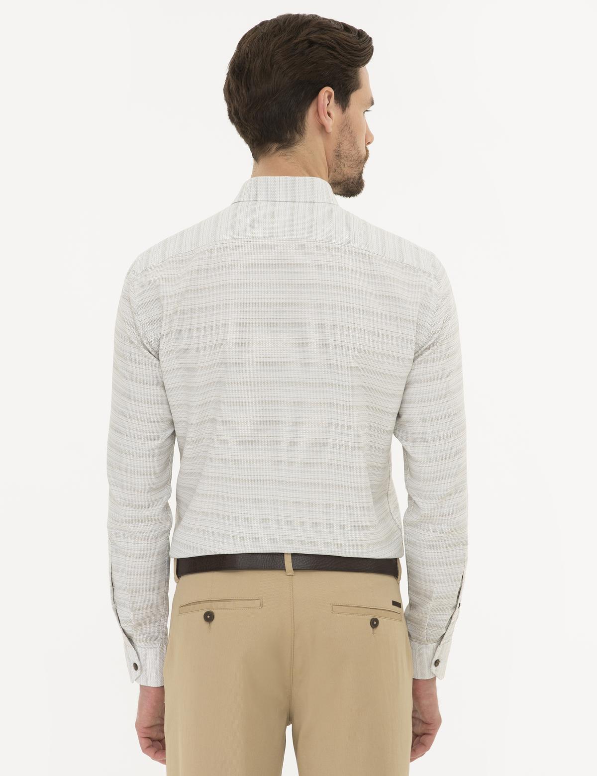 Haki Slim Fit Gömlek - 50219322023