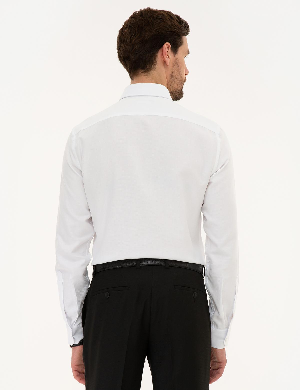 Beyaz Slim Fit Oxford Gömlek - 50220193001