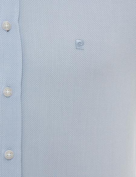 Açık Mavi Slim Fit Oxford Gömlek - 50220193022