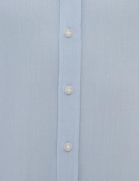 Açık Mavi Slim Fit Oxford Gömlek - 50220193022