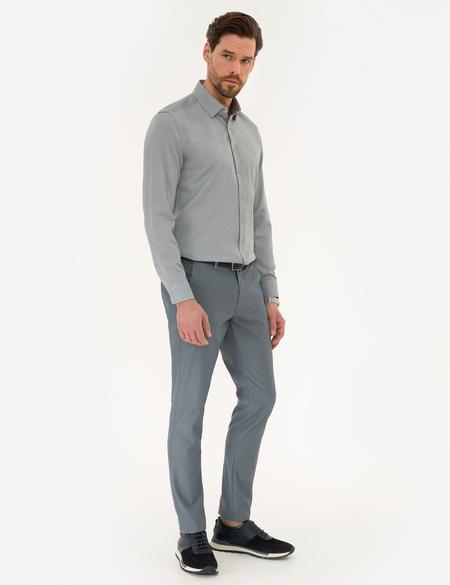 Lacivert Slim Fit Chino Pantolon - 50219459044