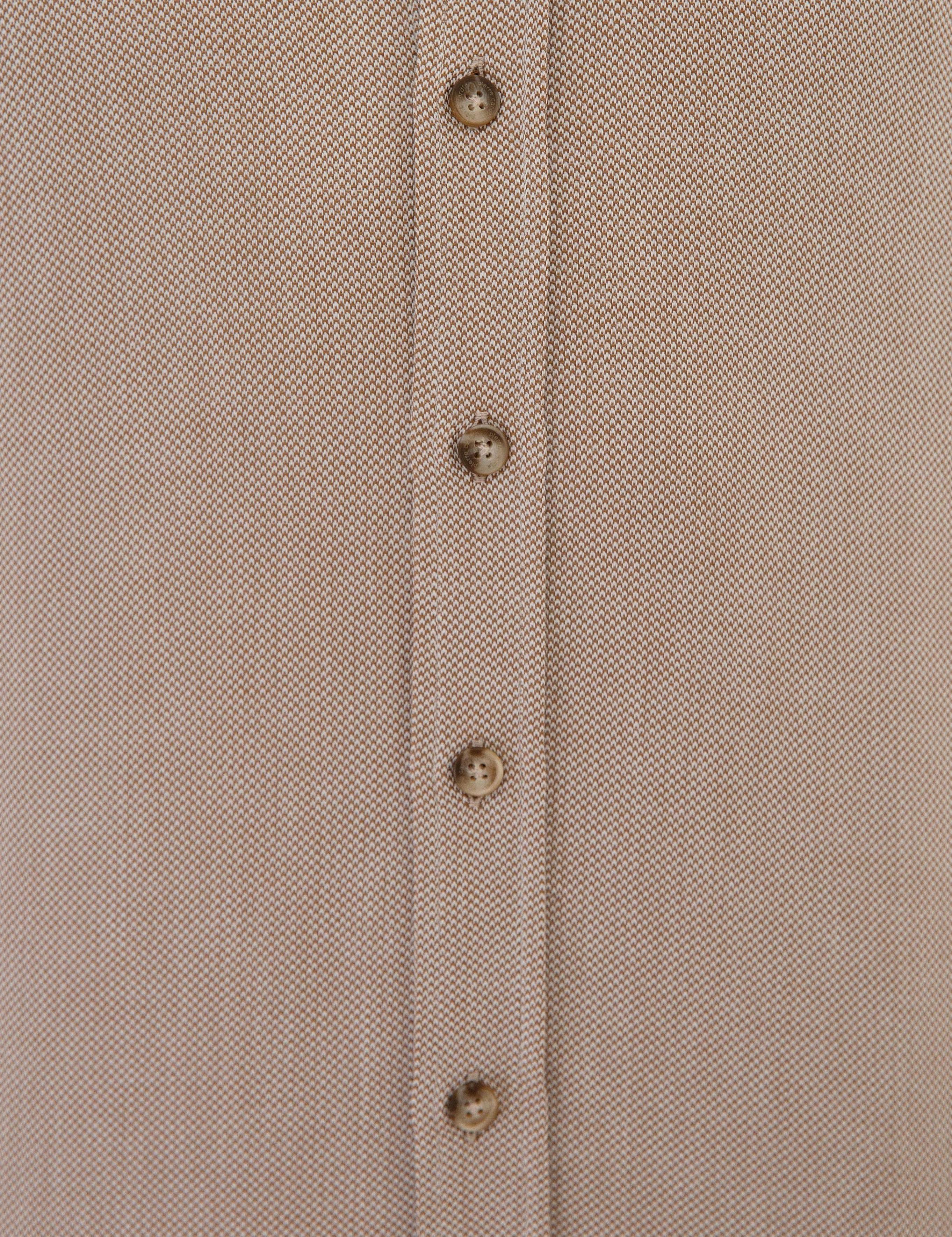 Kiremit Slim Fit Uzun Kollu Gömlek