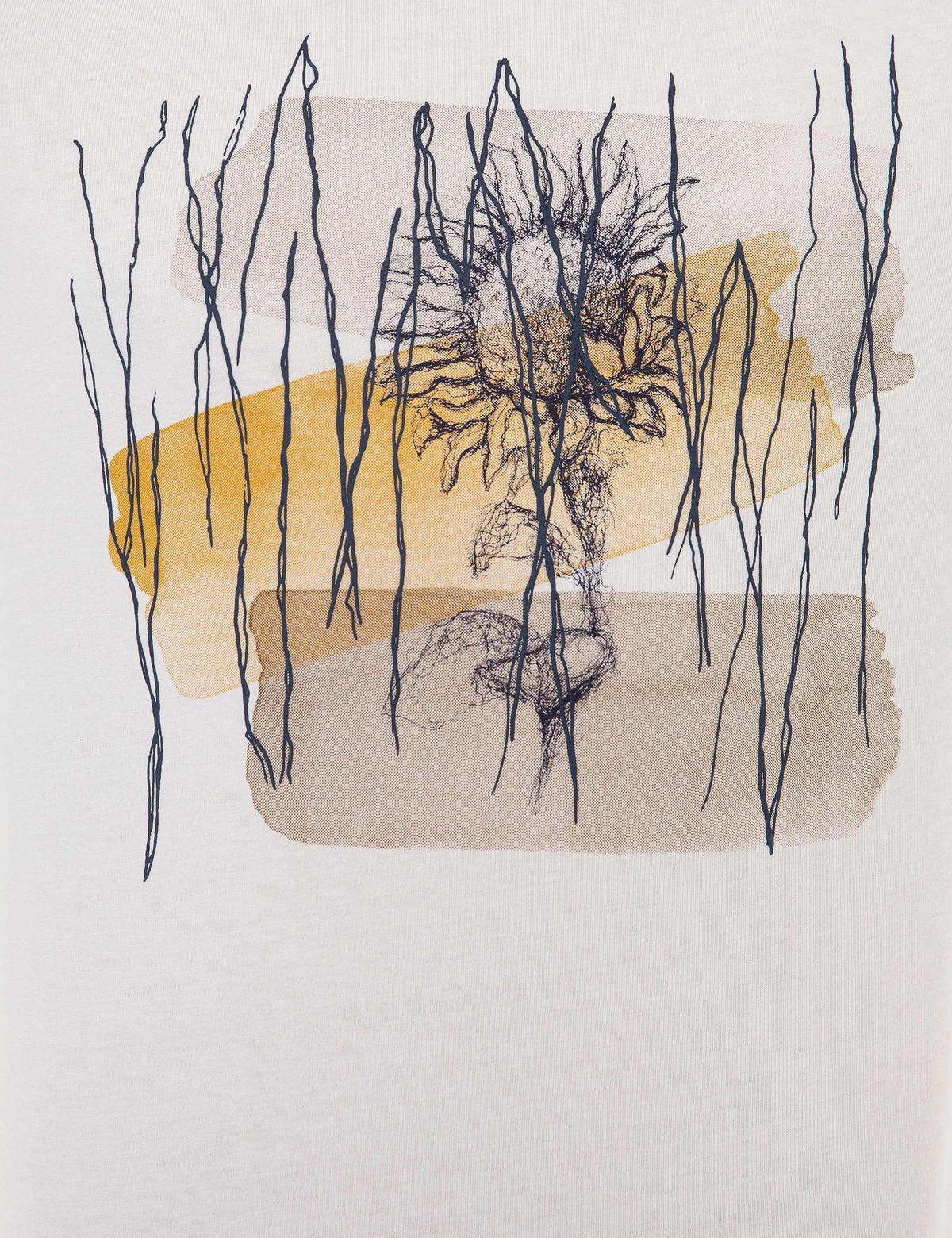 Beyaz Slim Fit Bisiklet Yaka T-Shirt - 50220085002