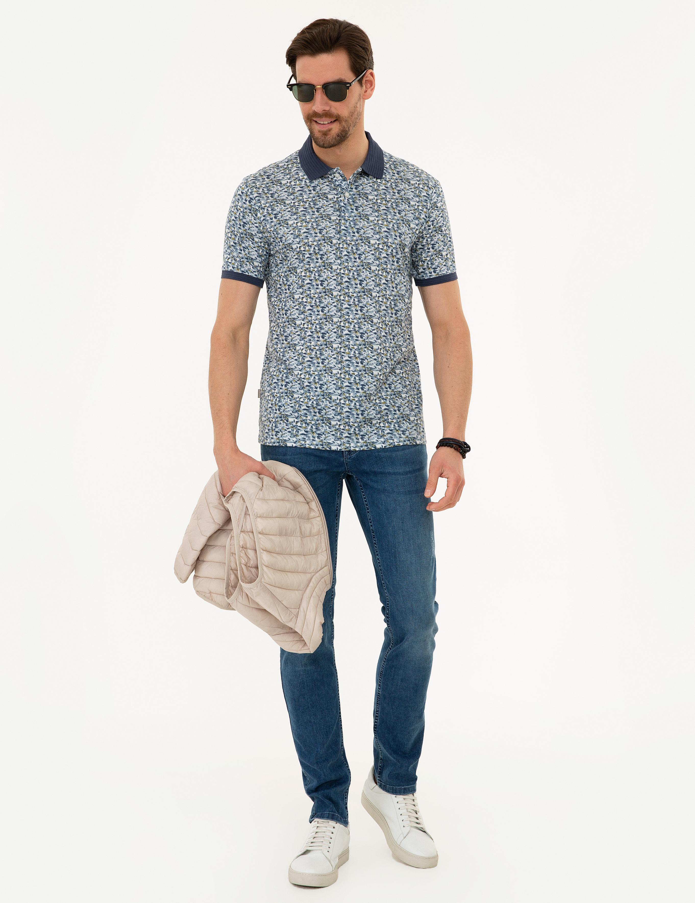 Koyu Gri Slim Fit Polo Yaka T-Shirt