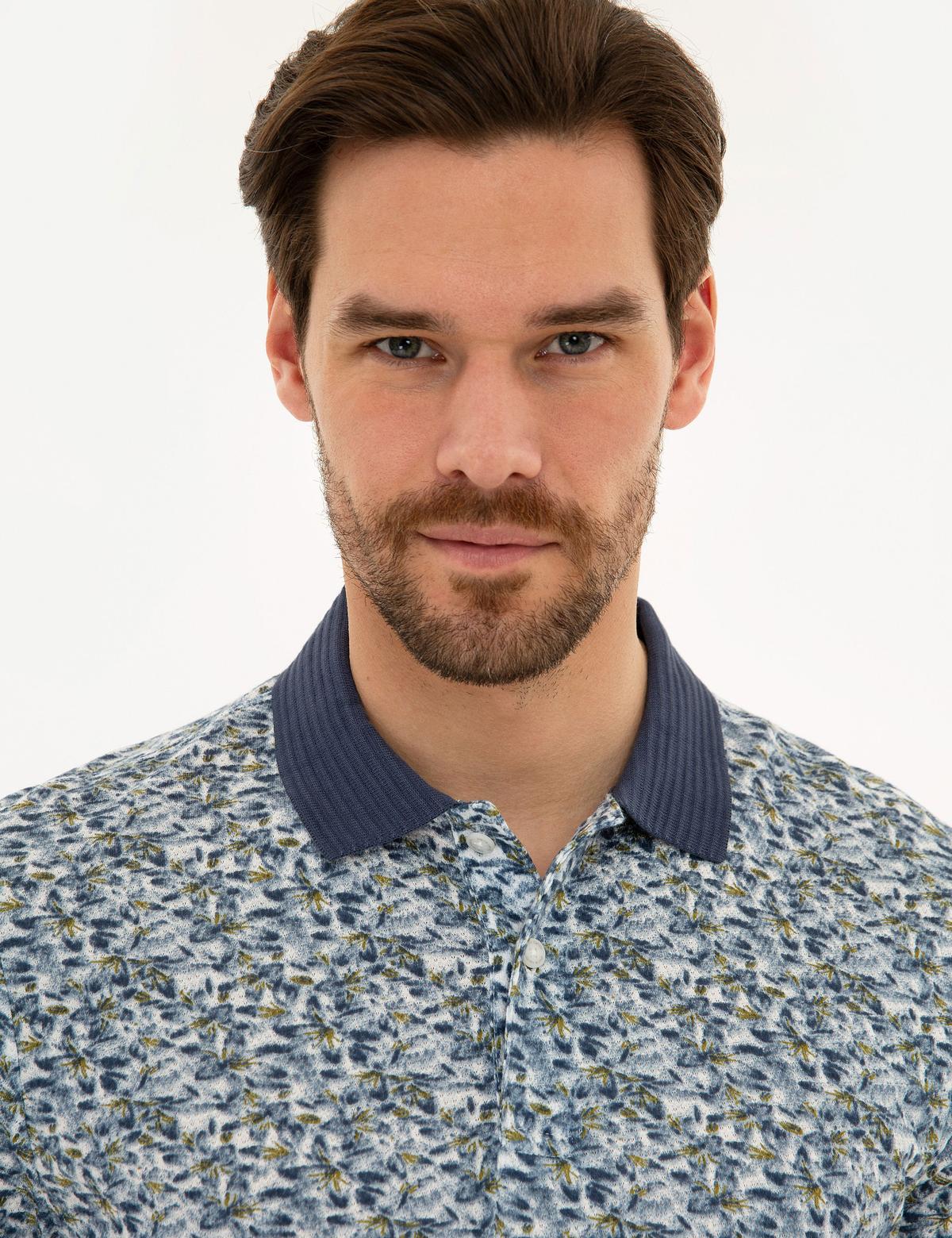 Koyu Gri Slim Fit Polo Yaka T-Shirt