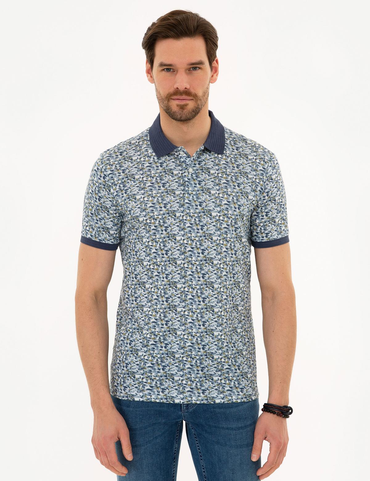 Koyu Gri Slim Fit Polo Yaka T-Shirt - 50220086040