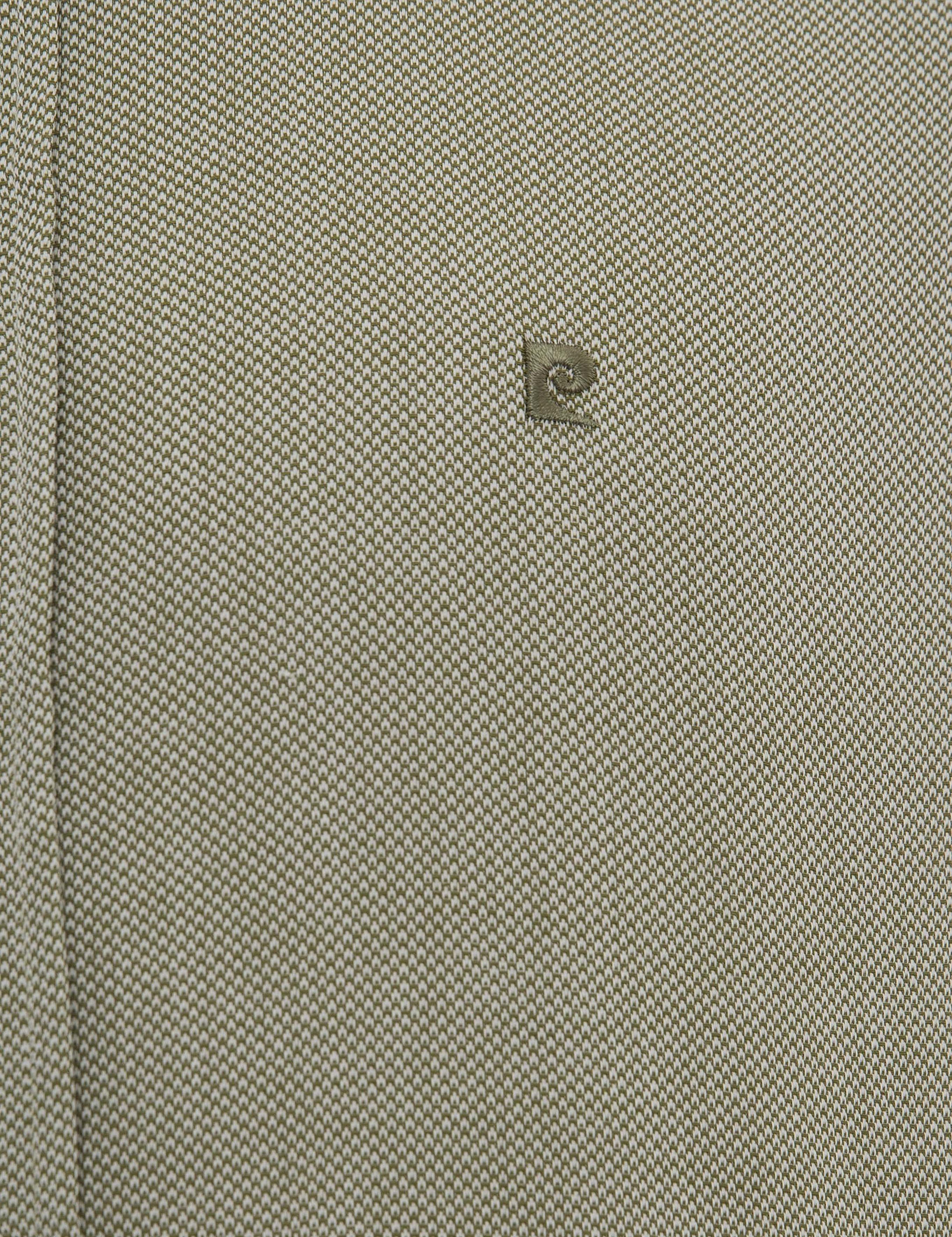 Yeşil Slim Fit Uzun Kollu Gömlek