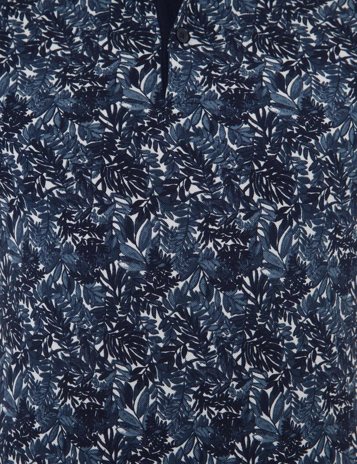 Lacivert Slim Fit Polo Yaka T-Shirt - 50219523022