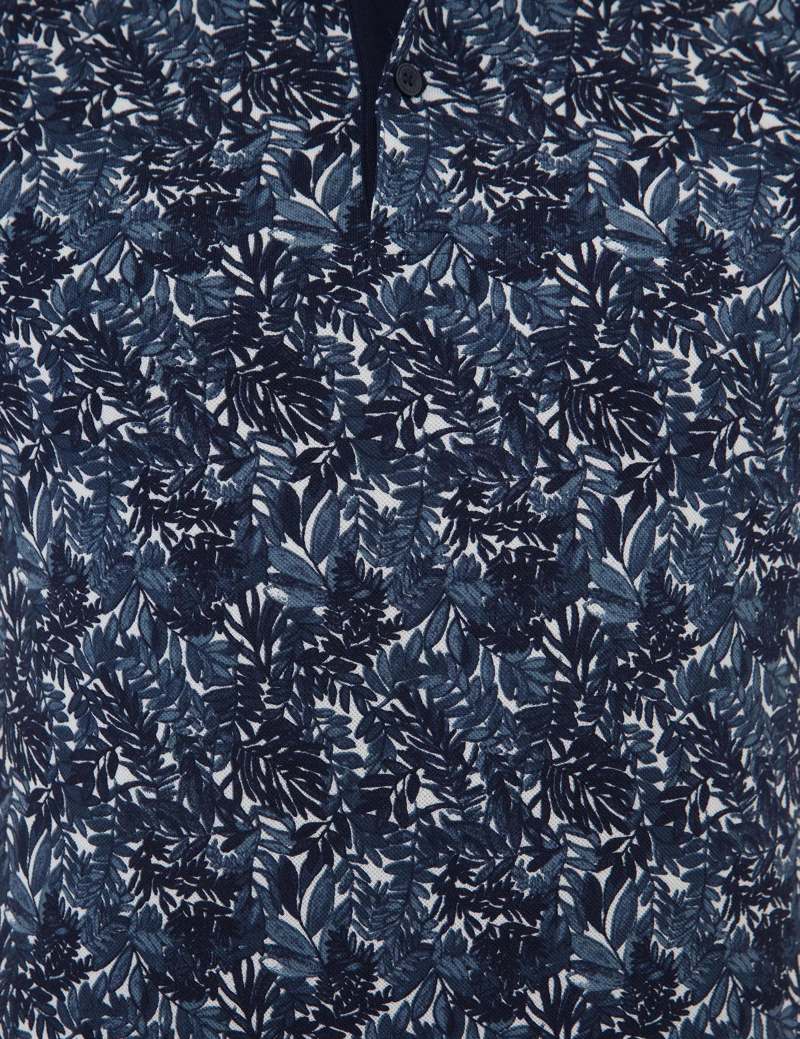 Lacivert Slim Fit Polo Yaka T-Shirt