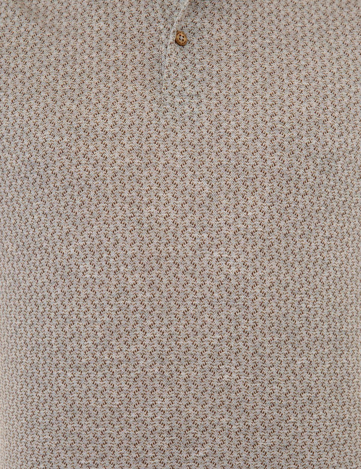 Açık Kahverengi Slim Fit Merserize Polo Yaka Tişört - 50218555006