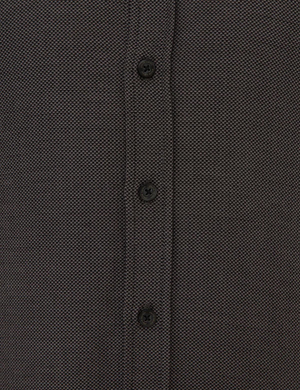 Siyah Slim Fit Uzun Kollu Gömlek - 50220193106