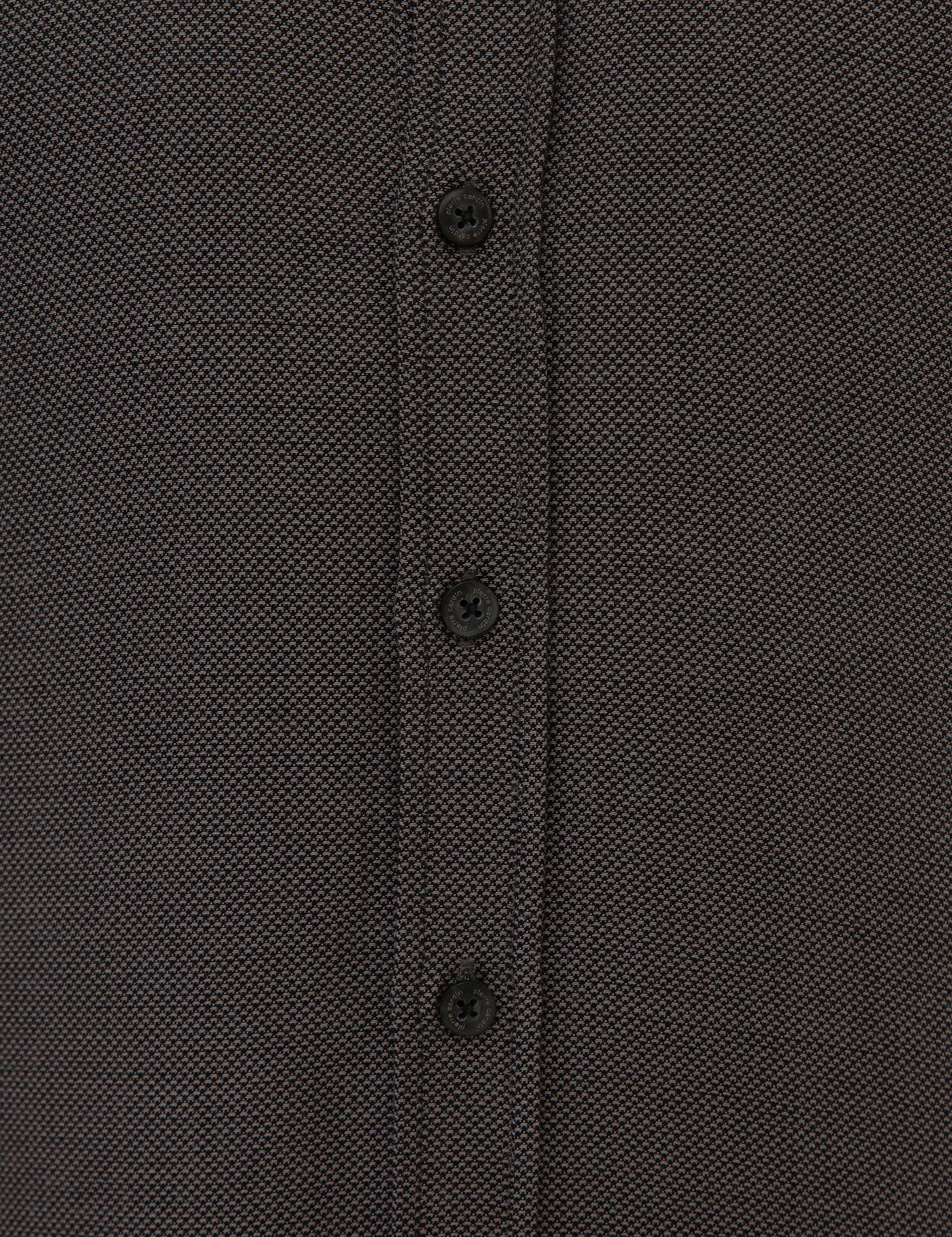 Siyah Slim Fit Uzun Kollu Gömlek - Image 6