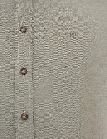 Haki Slim Fit Oxford Gömlek - 50219310028