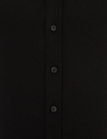 Siyah Slim Fit Oxford Gömlek - 50219310052