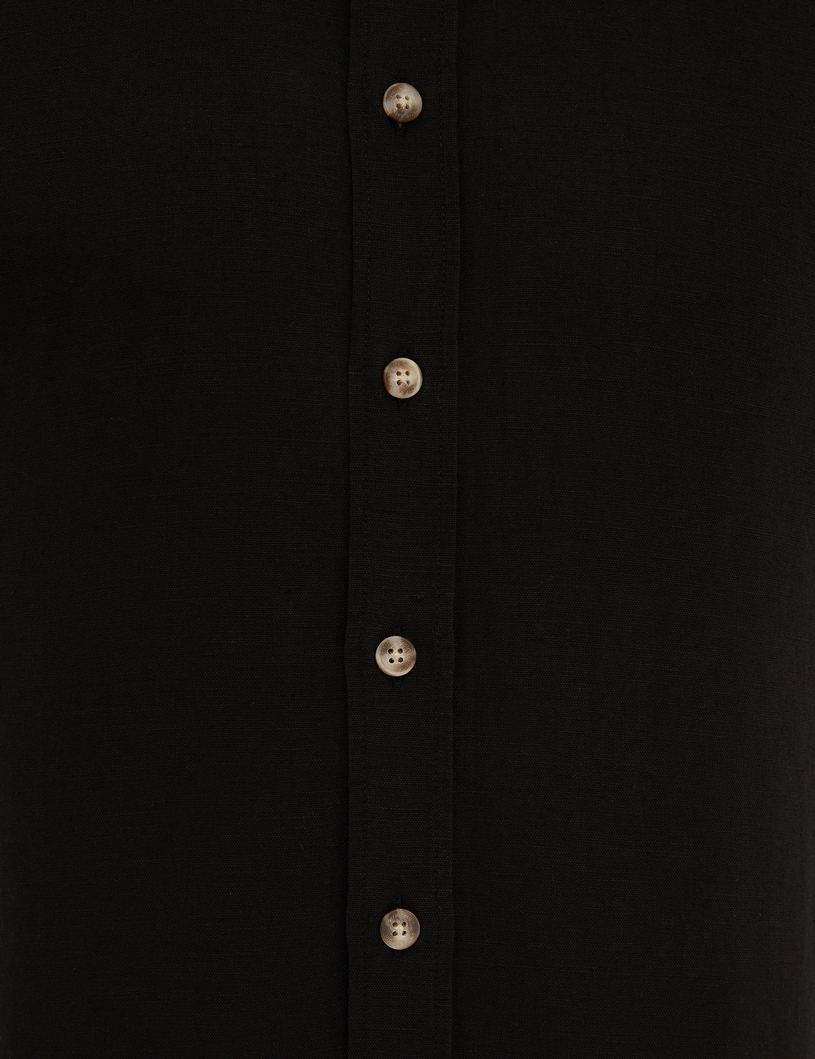 Siyah Slim Fit Uzun Kollu Gömlek