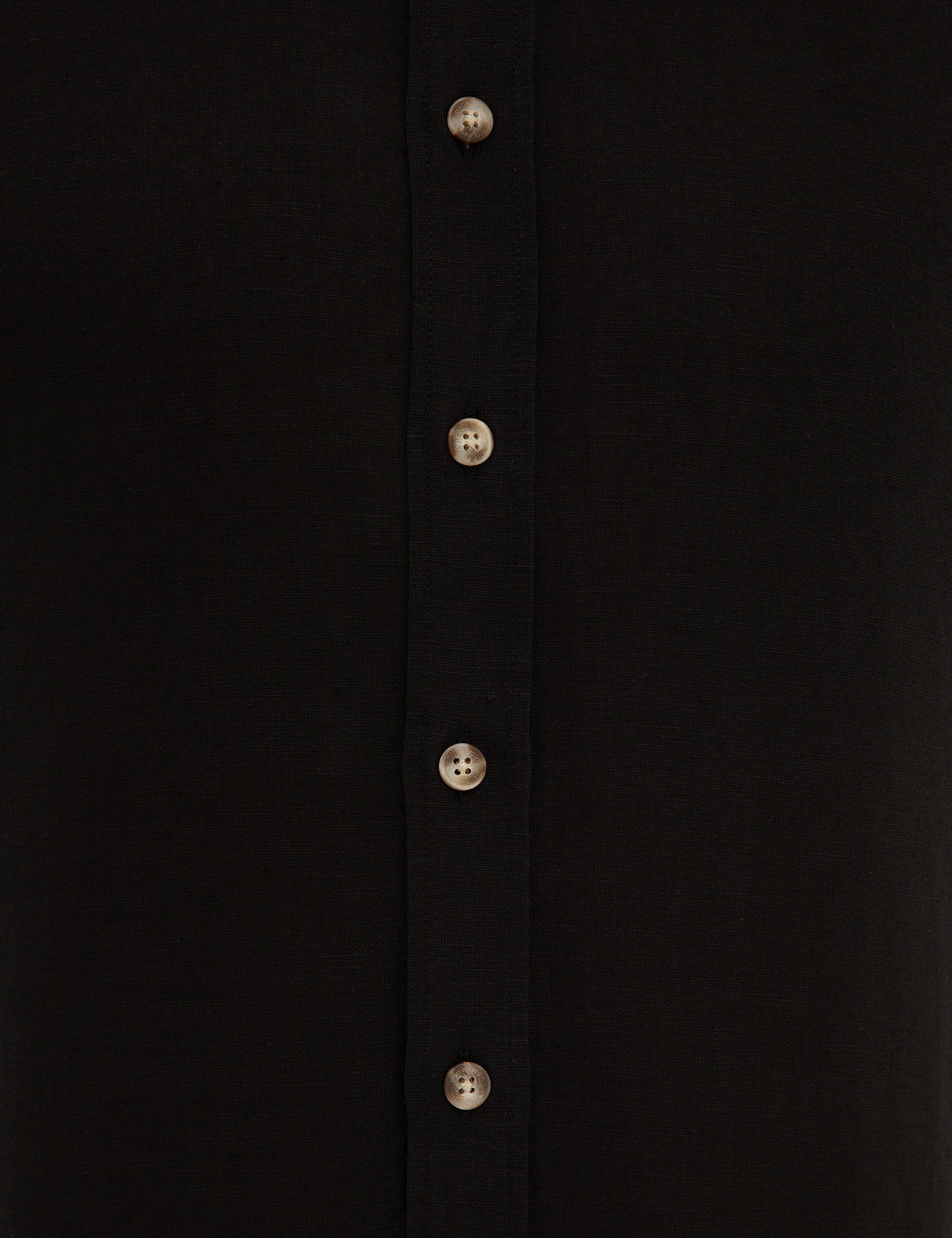 Siyah Slim Fit Uzun Kollu Gömlek