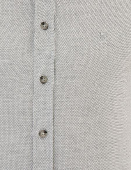 Gri Slim Fit Oxford Gömlek - 50220193010