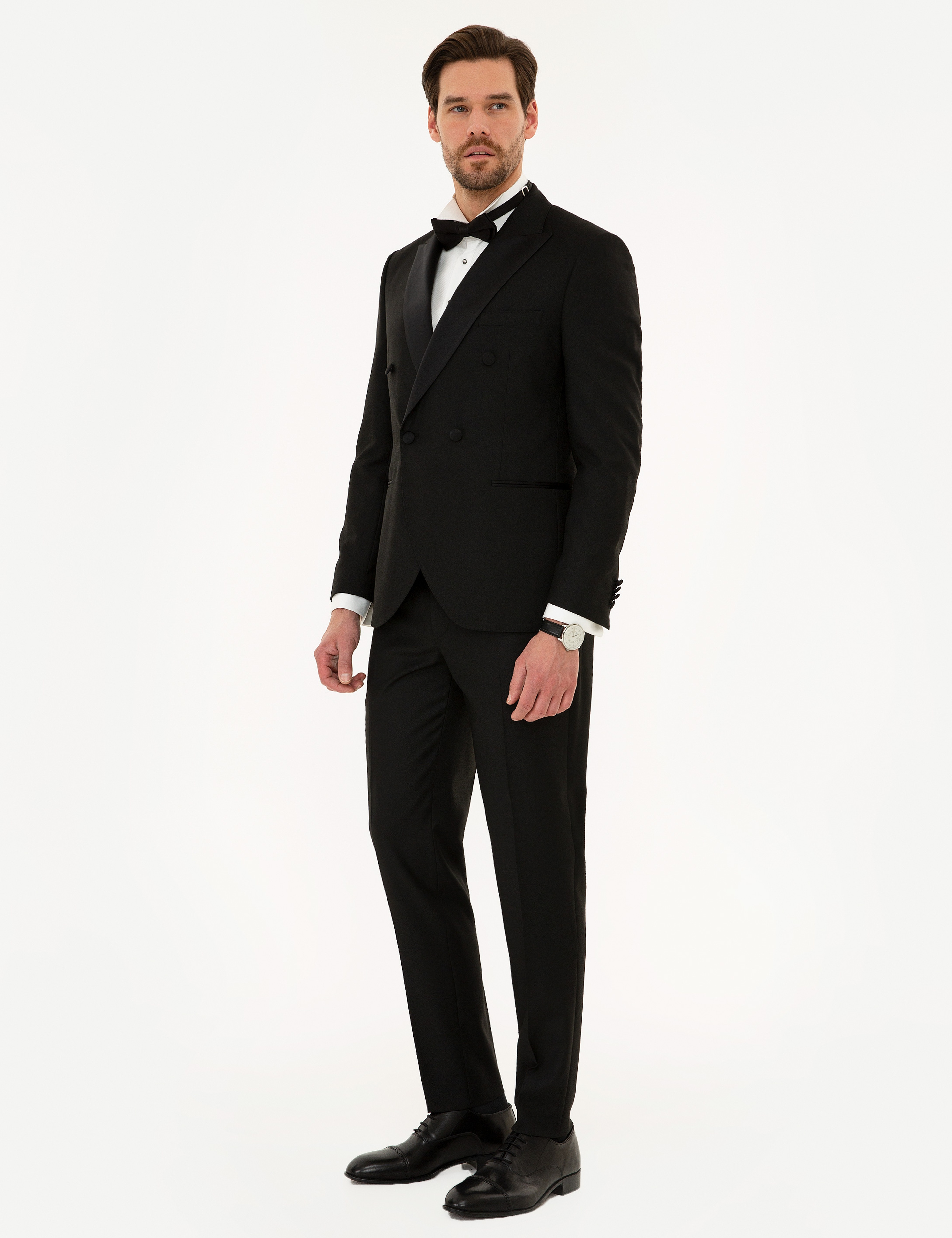 Siyah Ex. Slim Fit Smokin - Image 4