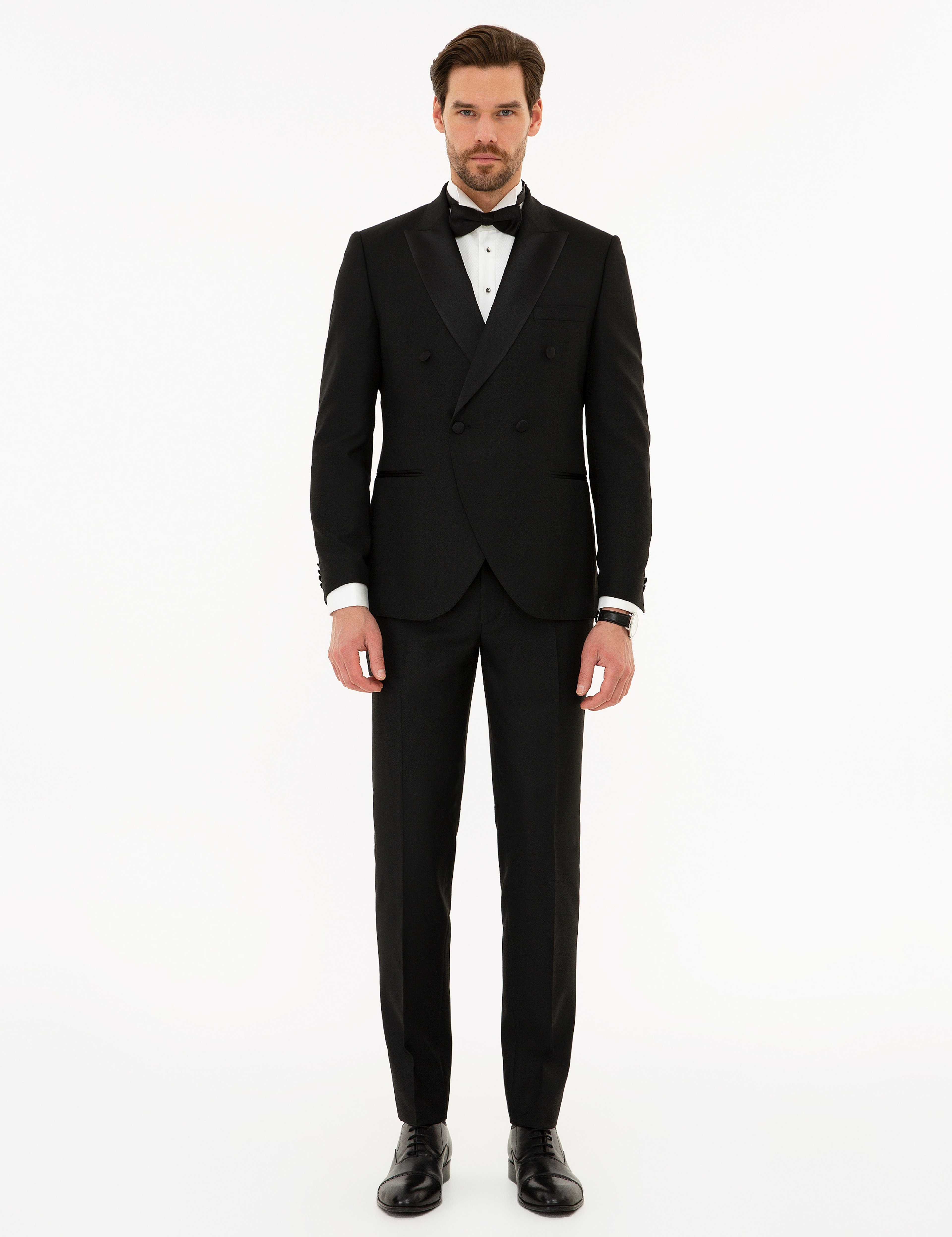 Siyah Ex. Slim Fit Smokin - Image 1