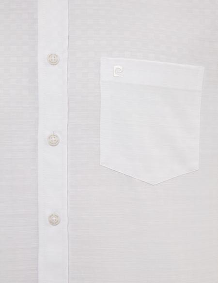 Beyaz Regular Fit Kısa Kollu Gömlek - 50219308018