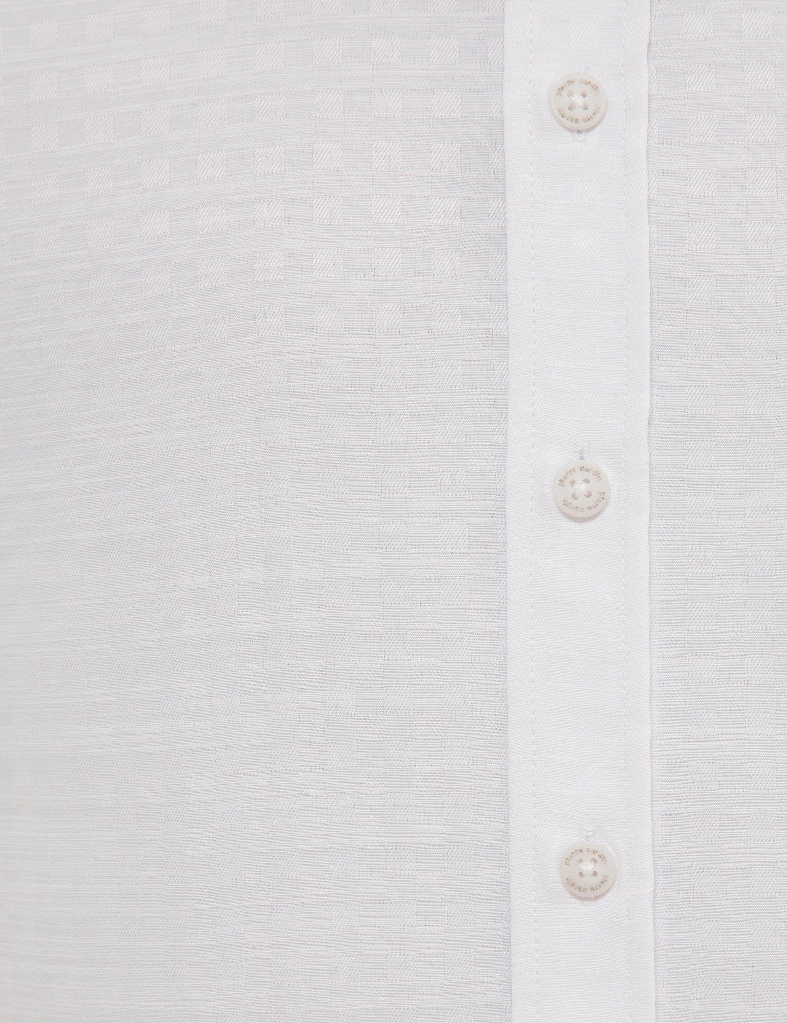 Beyaz Regular Fit Kısa Kollu Gömlek