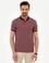 Bordo Slim Fit Polo Yaka T-Shirt