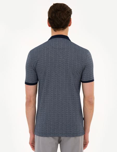 Lacivert Slim Fit Polo Yaka Tişört - 50218532048