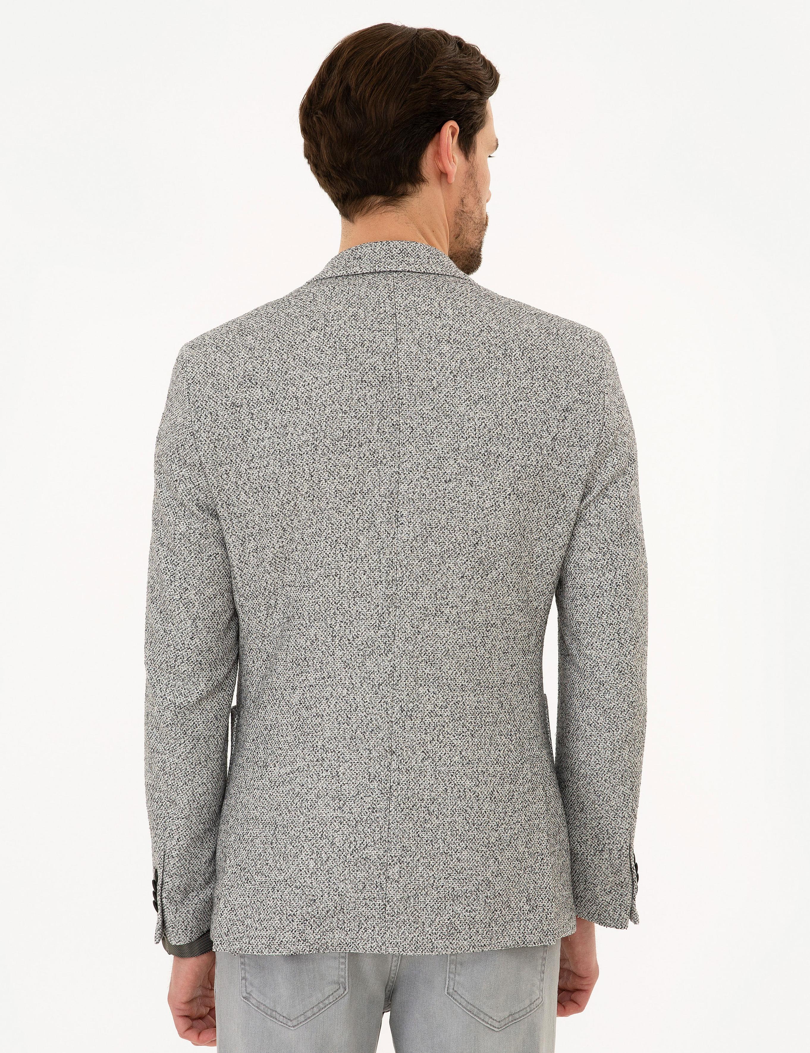 Gri Ex. Slim Fit Ceket