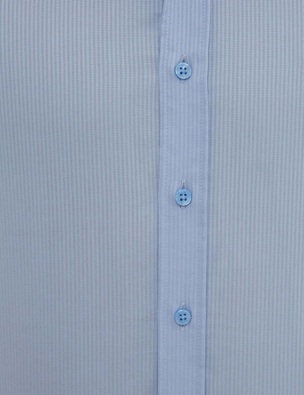 Açık Mavi Slim Fit Armürlü Gömlek - 50219268018