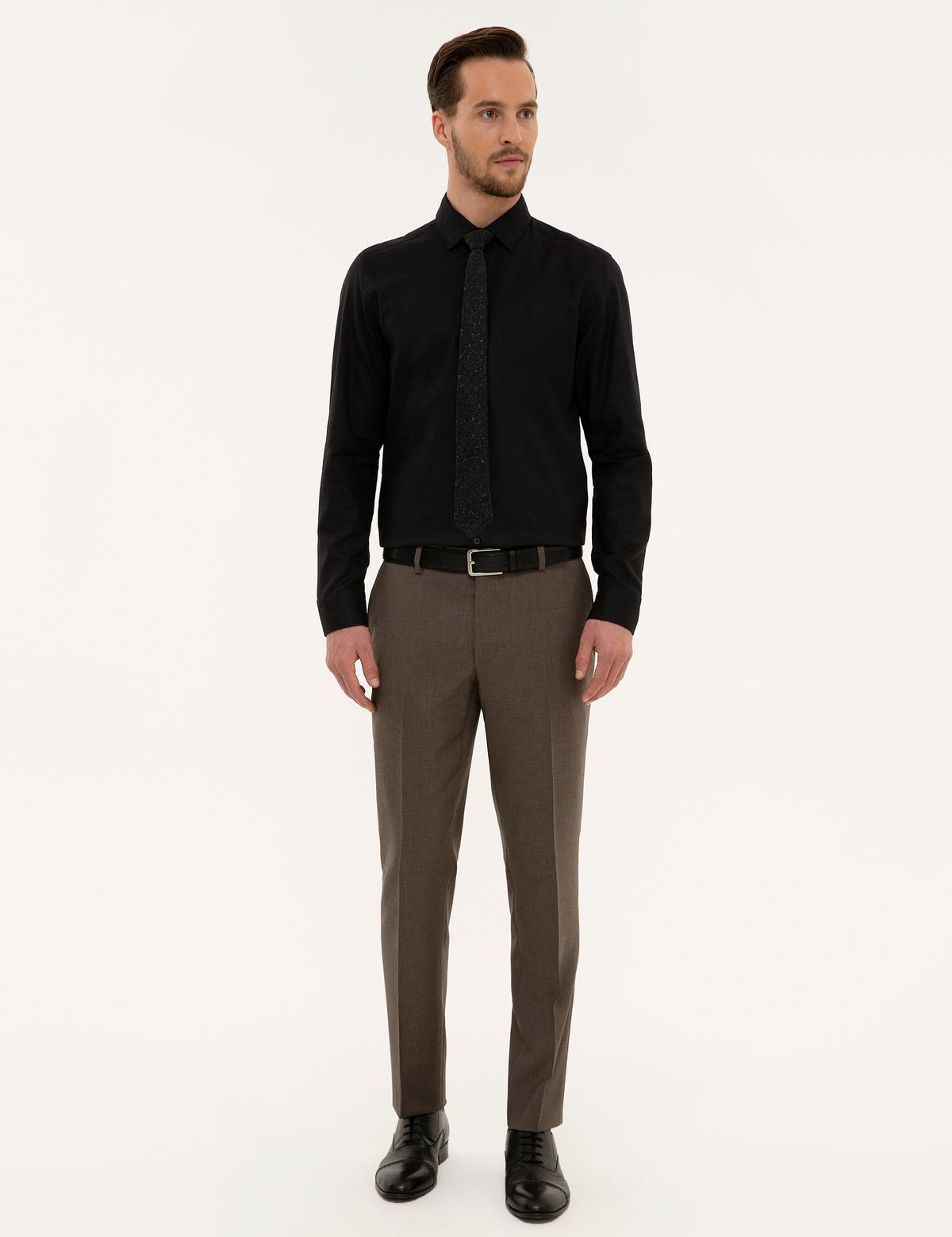 Siyah Slim Fit Gömlek - 50219269029