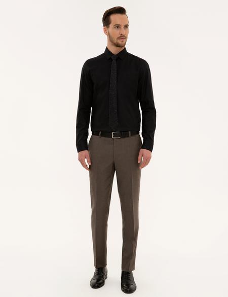 Siyah Slim Fit Gömlek - 50219269029