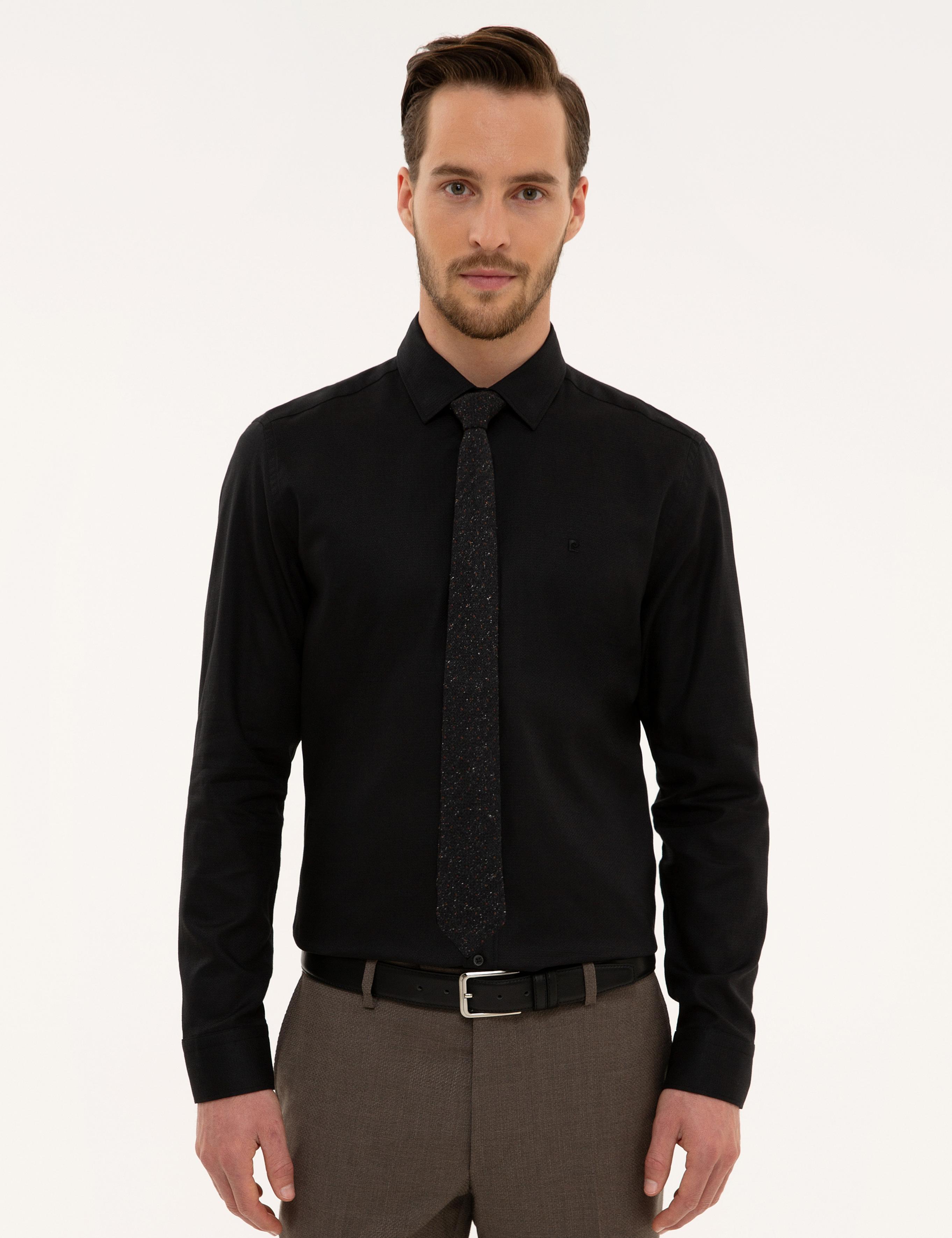 Siyah Slim Fit Gömlek