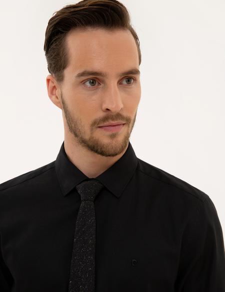 Siyah Slim Fit Gömlek - 50219269029