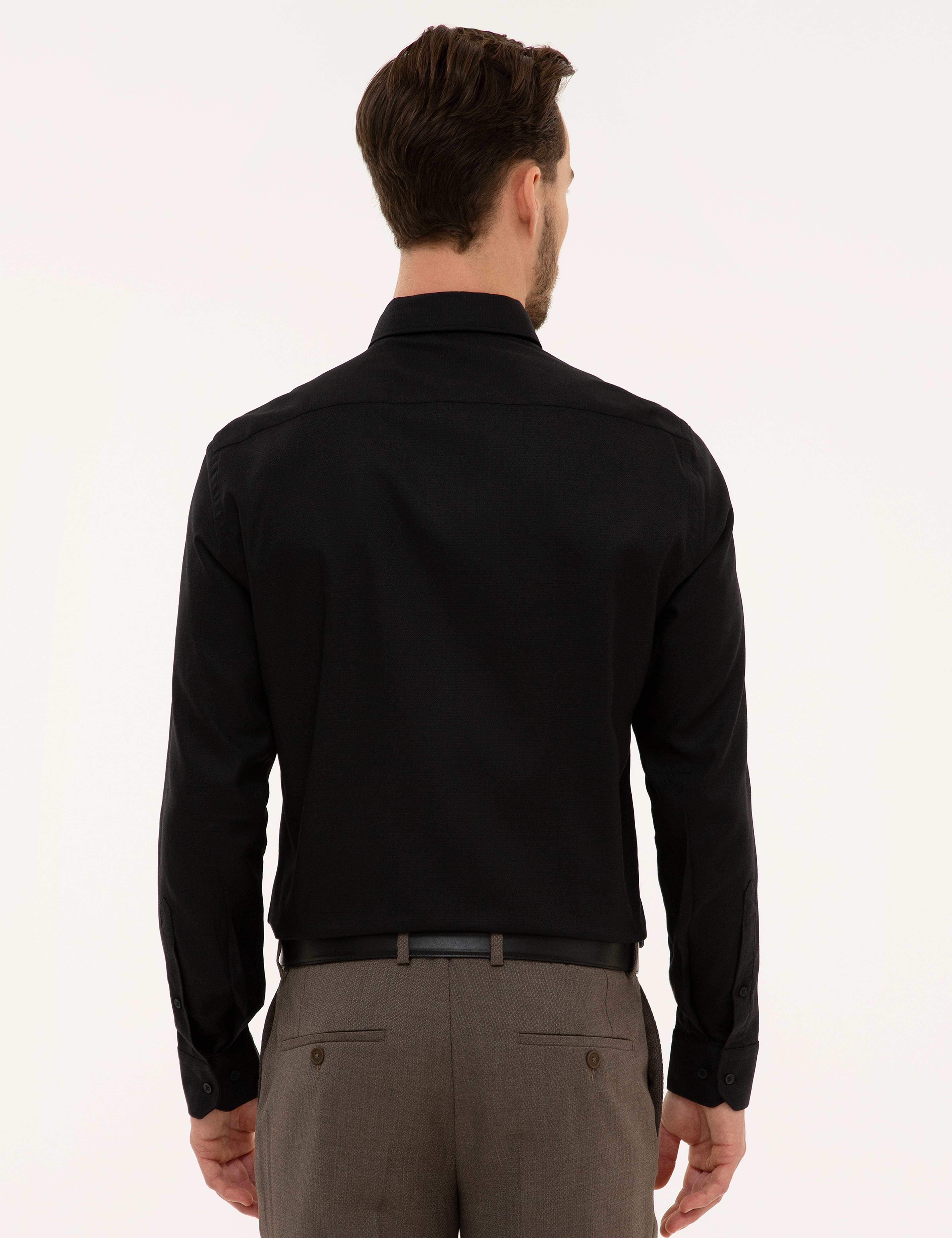 Siyah Slim Fit Gömlek