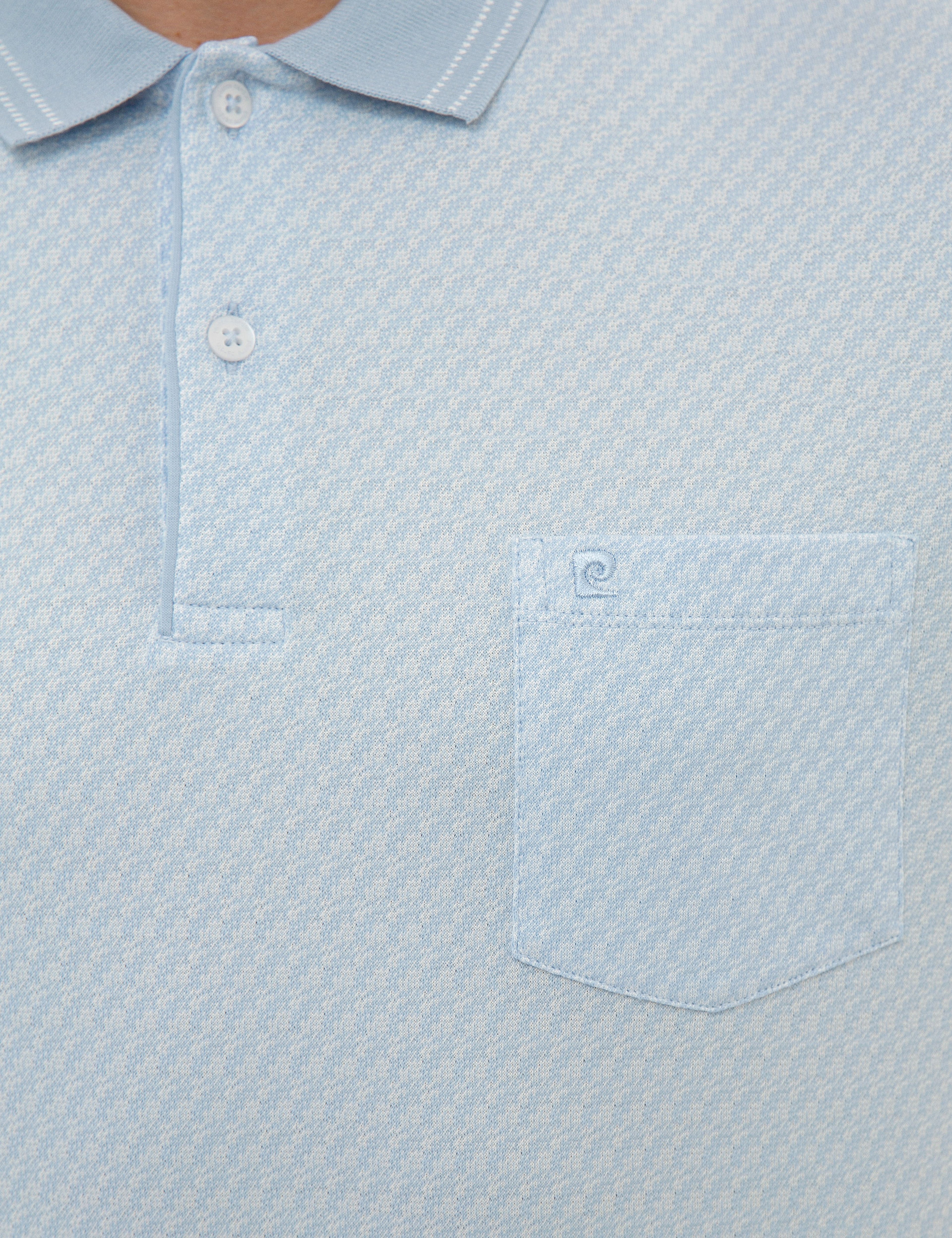 Açık Mavi Regular Fit Polo Yaka Tişört - Image 5