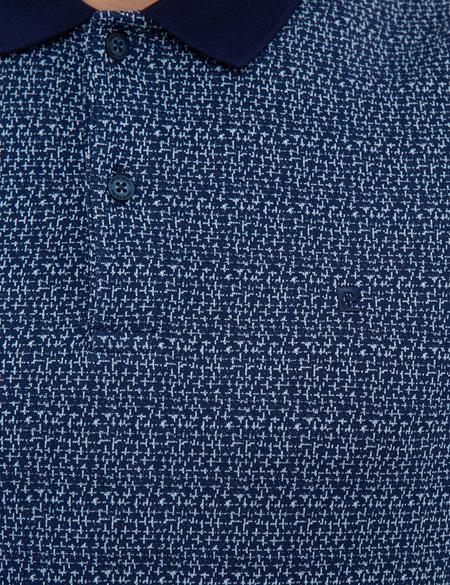 Lacivert Slim Fit Polo Yaka T-Shirt - 50219476005