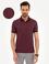 Bordo Slim Fit Polo Yaka T-Shirt
