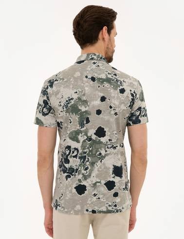 Koyu Gri Slim Fit Polo Yaka T-Shirt