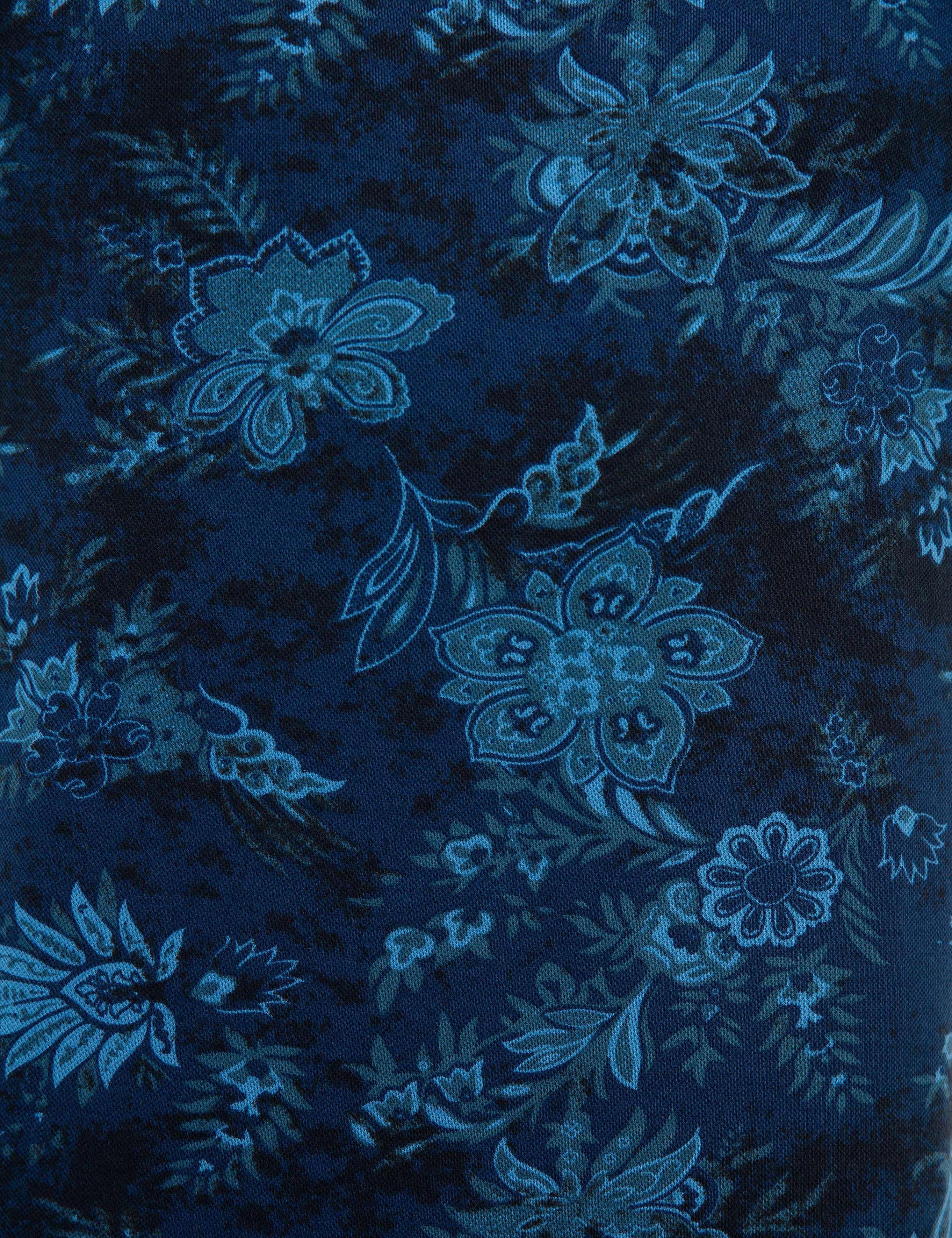 Lacivert Slim Fit Polo Yaka T-Shirt