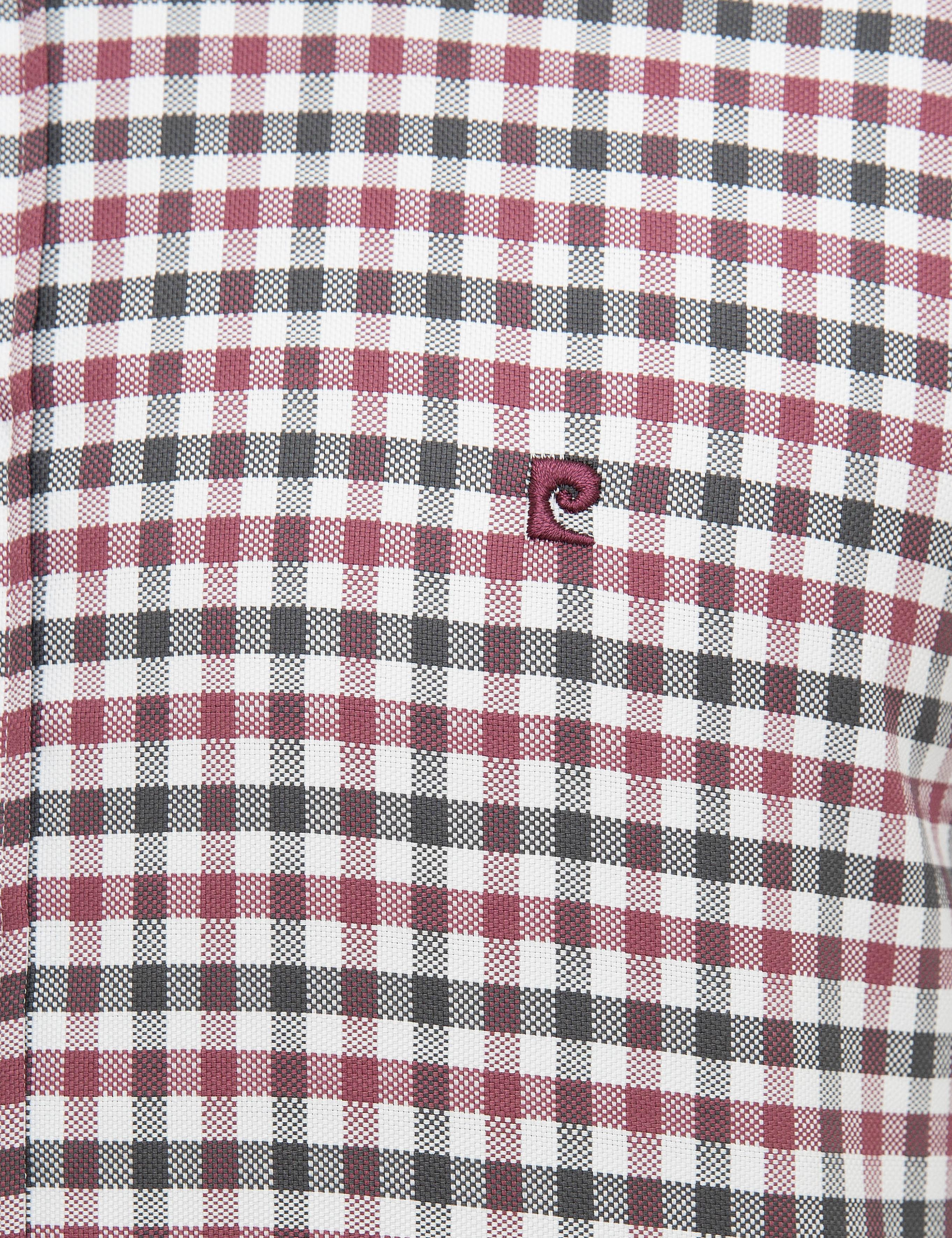 Bordo Slim Fit Uzun Kollu Gömlek