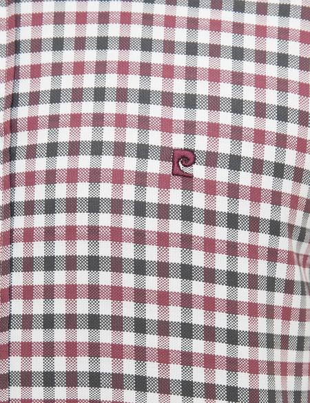 Bordo Slim Fit Uzun Kollu Gömlek - 50219435007