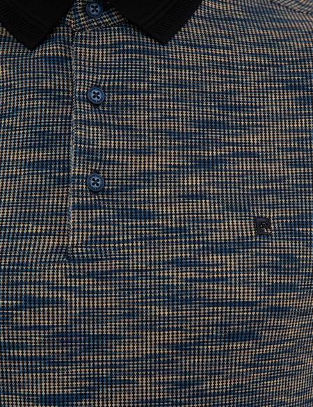 Lacivert Slim Fit Merserize Polo Yaka T-Shirt - 50219463032